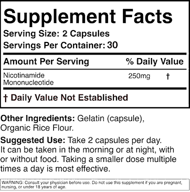 NMN supplement facts